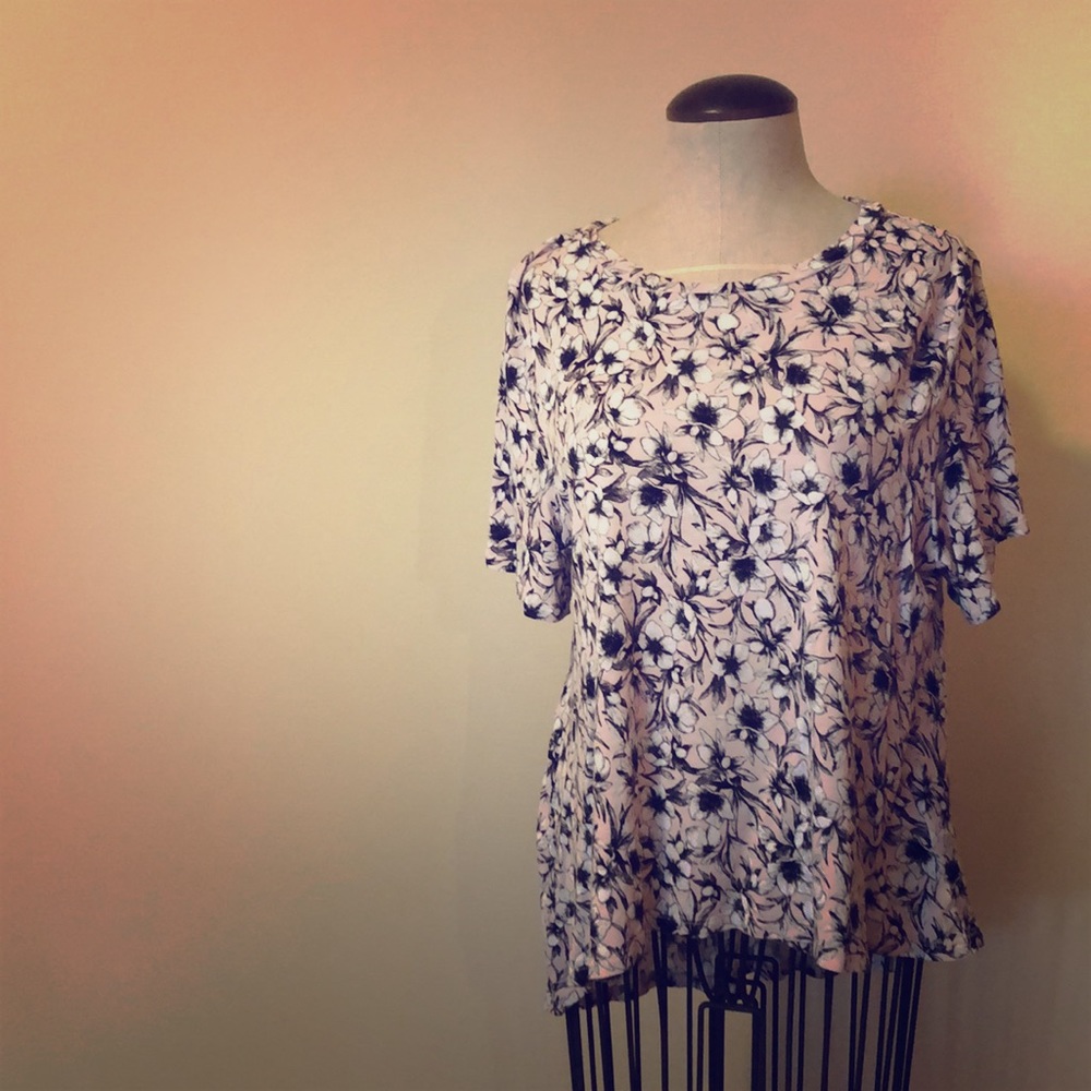 H&M Flouncy Floral T-Shirt